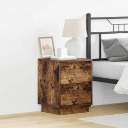 Szafka Nocna z szufladą 2 pcs Dąb wędzony 39 x 34,5 x 50 cm