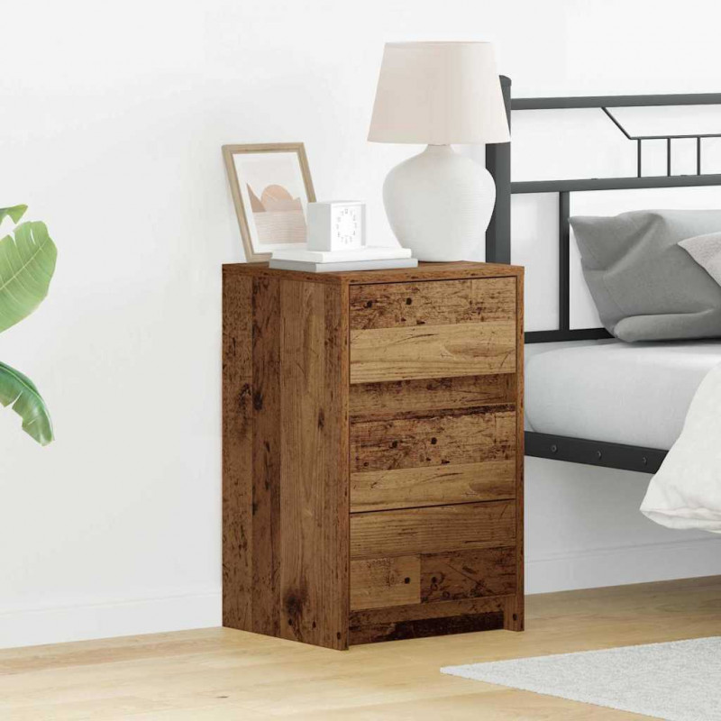 Szafka Nocna z szufladą Stare drewno 38 x 34 x 61 cm