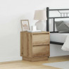 Szafka Nocna 2 pcs Dąb rzemieślniczy 39 x 34,5 x 50 cm