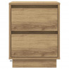 Szafka Nocna 2 pcs Dąb rzemieślniczy 39 x 34,5 x 50 cm