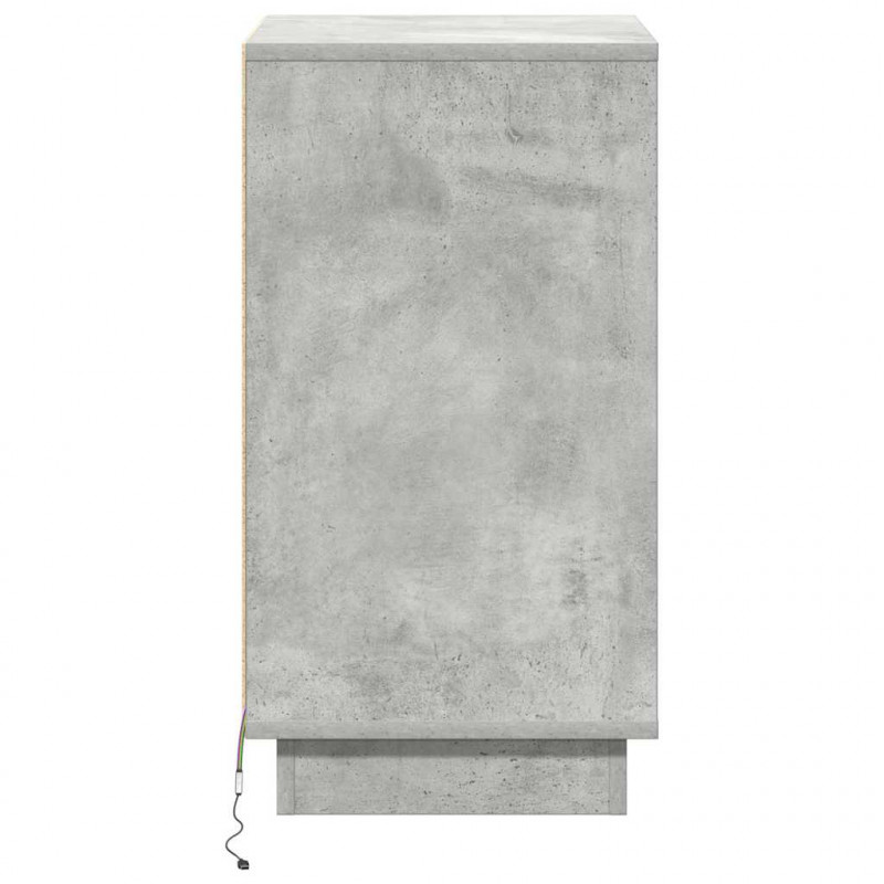 Szafka Nocna z szufladą Betonowy szary 39 x 34,5 x 65 cm