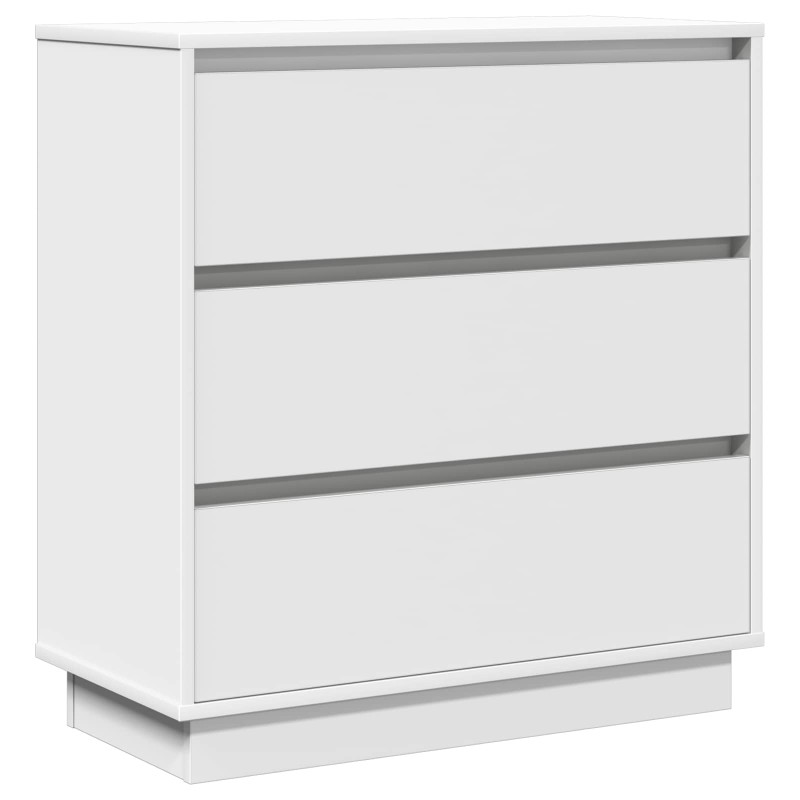 Szafka Nocna Biały 71 x 34,5 x 75 cm Materiał drewnopochodny