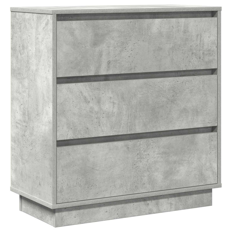 Szafka Nocna z szufladą Betonowy szary 71 x 34,5 x 75 cm
