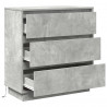 Szafka Nocna z szufladą Betonowy szary 71 x 34,5 x 75 cm