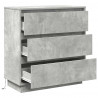 Szafka Nocna z szufladą Betonowy szary 71 x 34,5 x 75 cm