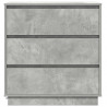 Szafka Nocna z szufladą Betonowy szary 71 x 34,5 x 75 cm