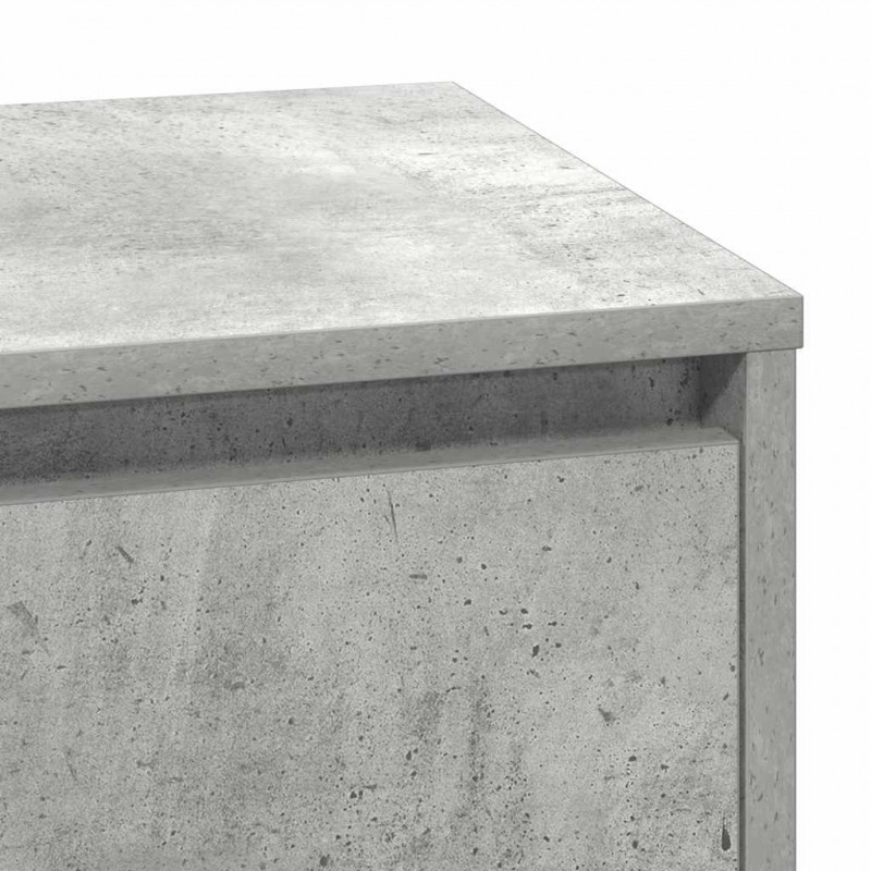 Szafka Nocna z szufladą Betonowy szary 71 x 34,5 x 75 cm