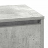 Szafka Nocna z szufladą Betonowy szary 71 x 34,5 x 75 cm