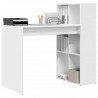 Biurko Biały 108 x 55 x 103.5 cm Materiał drewnopochodny