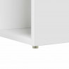 Biurko Biały 108 x 55 x 103.5 cm Materiał drewnopochodny