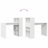 Biurko Biały 108 x 55 x 103.5 cm Materiał drewnopochodny