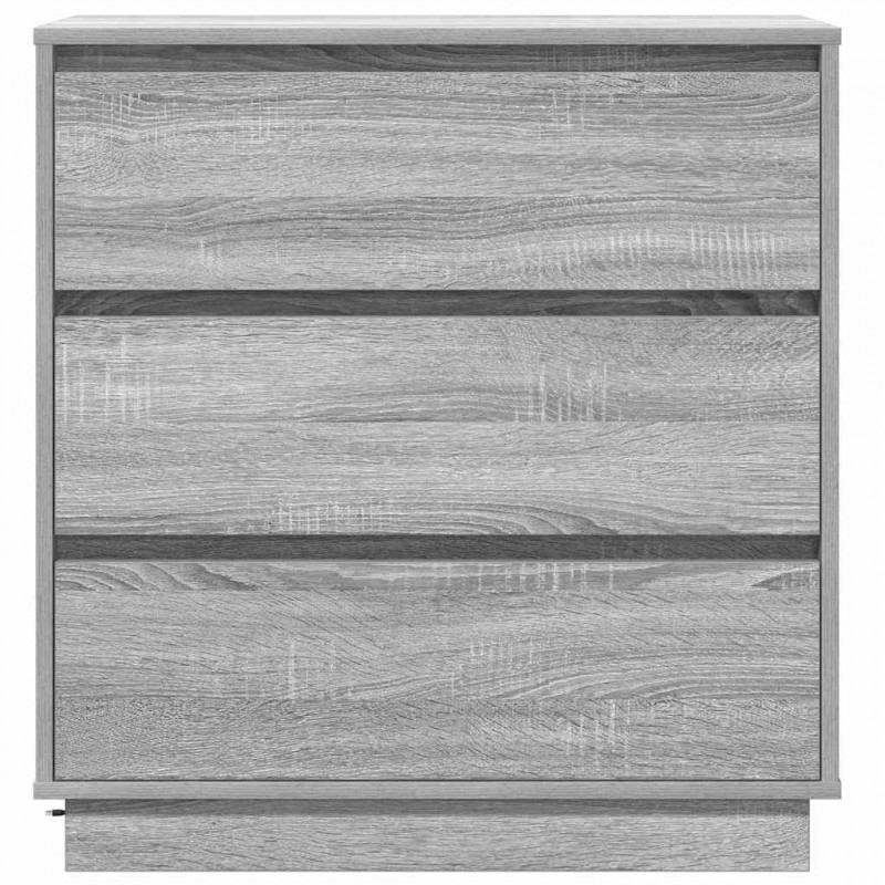 Szafka Nocna Szary 71 x 34,5 x 75 cm Materiał drewnopochodny