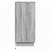 Szafka Nocna Szary 71 x 34,5 x 75 cm Materiał drewnopochodny