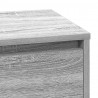 Szafka Nocna Szary 71 x 34,5 x 75 cm Materiał drewnopochodny