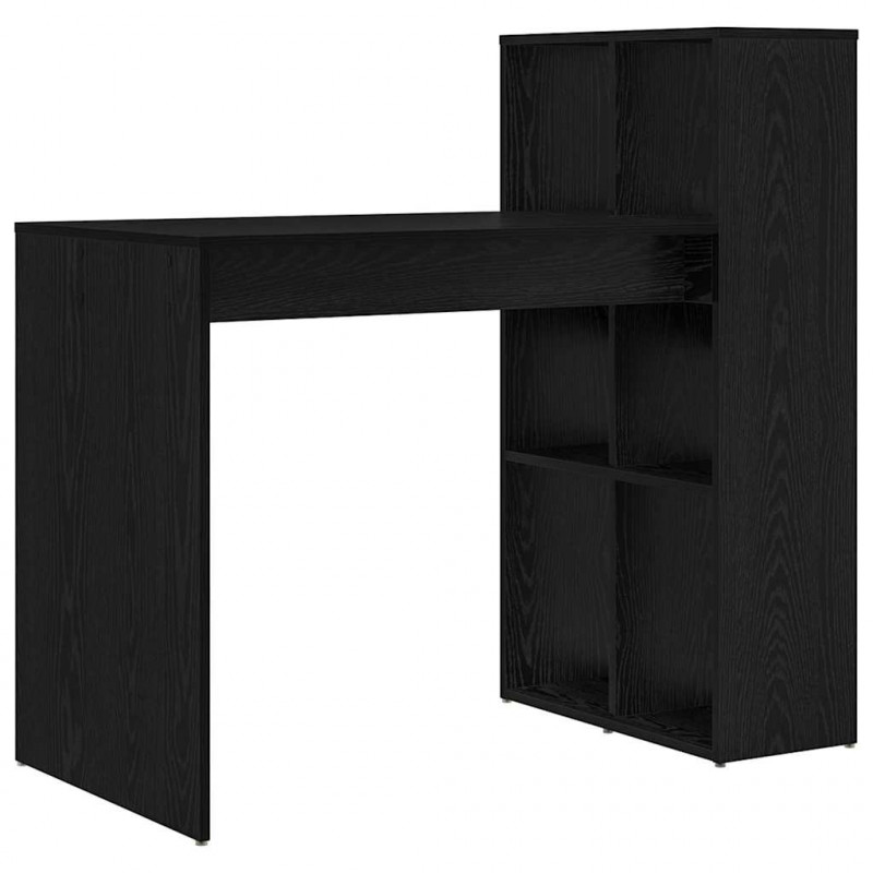 Biurko Czarny Dąb 108 x 55 x 103.5 cm Materiał drewnopochodny