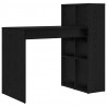 Biurko Czarny Dąb 108 x 55 x 103.5 cm Materiał drewnopochodny