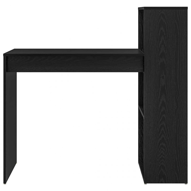 Biurko Czarny Dąb 108 x 55 x 103.5 cm Materiał drewnopochodny