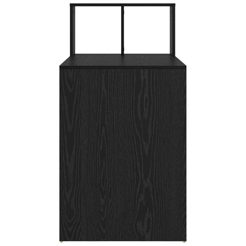 Biurko Czarny Dąb 108 x 55 x 103.5 cm Materiał drewnopochodny
