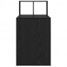 Biurko Czarny Dąb 108 x 55 x 103.5 cm Materiał drewnopochodny