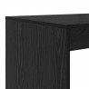 Biurko Czarny Dąb 108 x 55 x 103.5 cm Materiał drewnopochodny