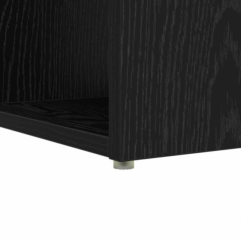 Biurko Czarny Dąb 108 x 55 x 103.5 cm Materiał drewnopochodny