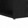 Biurko Czarny Dąb 108 x 55 x 103.5 cm Materiał drewnopochodny