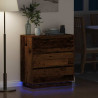 Szafka Nocna z szufladą Stare drewno 71 x 34,5 x 75 cm