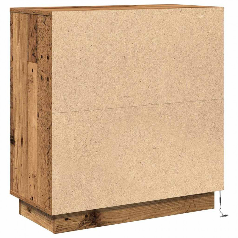 Szafka Nocna z szufladą Stare drewno 71 x 34,5 x 75 cm