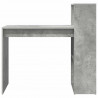 Biurko z półką Betonowy szary 108 x 55 x 103.5 cm
