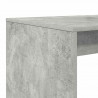 Biurko z półką Betonowy szary 108 x 55 x 103.5 cm