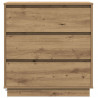 Szafka Nocna z szufladą Dąb rzemieślniczy 71 x 34,5 x 75 cm