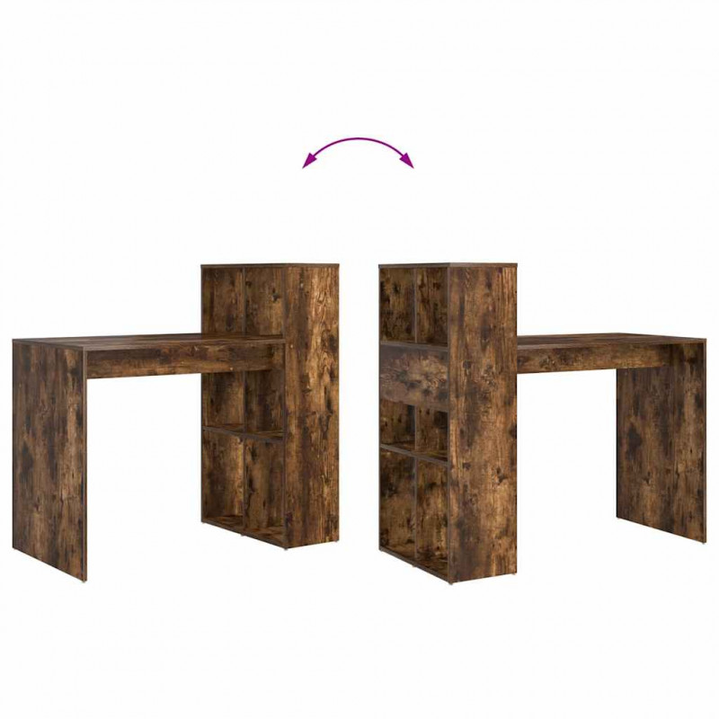Biurko Dąb wędzony 108 x 55 x 103.5 cm Materiał drewnopochodny