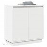 Komoda LED Biały 71 x 34,5 x 75 cm Materiał drewnopochodny