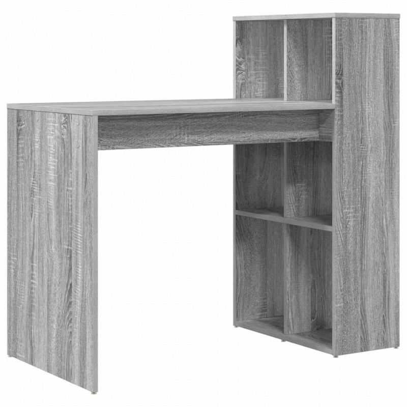 Biurko Szary Sonoma 108 x 55 x 103.5 cm Materiał drewnopochodny