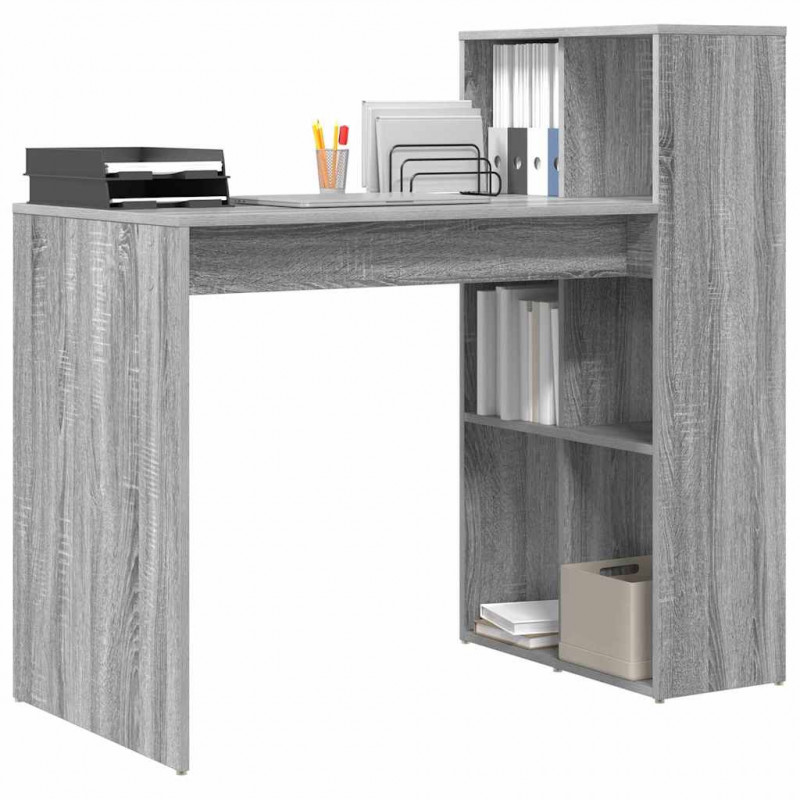 Biurko Szary Sonoma 108 x 55 x 103.5 cm Materiał drewnopochodny