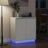 Komoda LED Biały 71 x 34,5 x 75 cm Materiał drewnopochodny