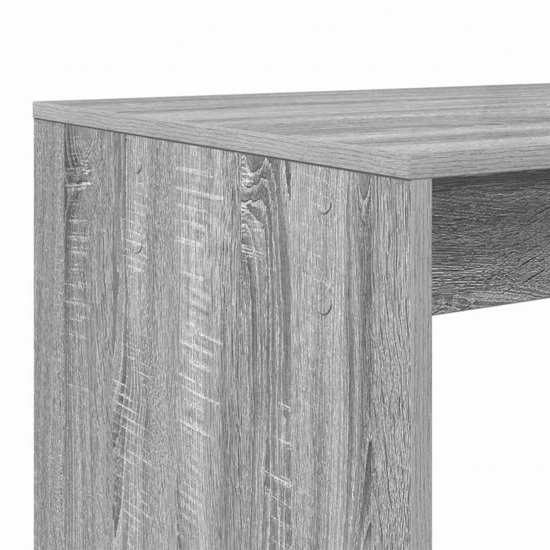Biurko Szary Sonoma 108 x 55 x 103.5 cm Materiał drewnopochodny