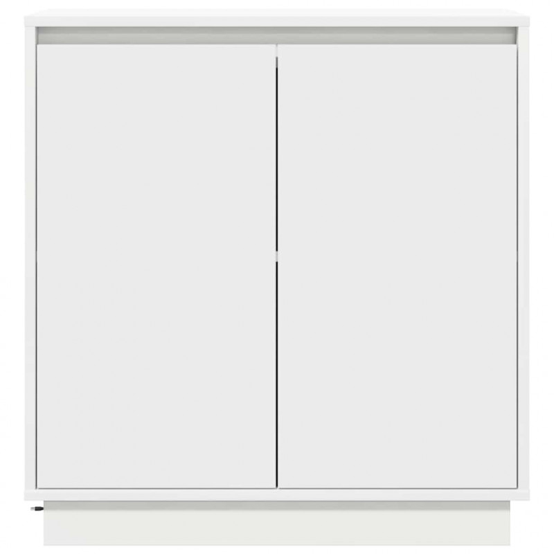 Komoda LED Biały 71 x 34,5 x 75 cm Materiał drewnopochodny
