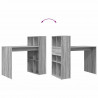 Biurko Szary Sonoma 108 x 55 x 103.5 cm Materiał drewnopochodny