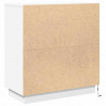 Komoda LED Biały 71 x 34,5 x 75 cm Materiał drewnopochodny