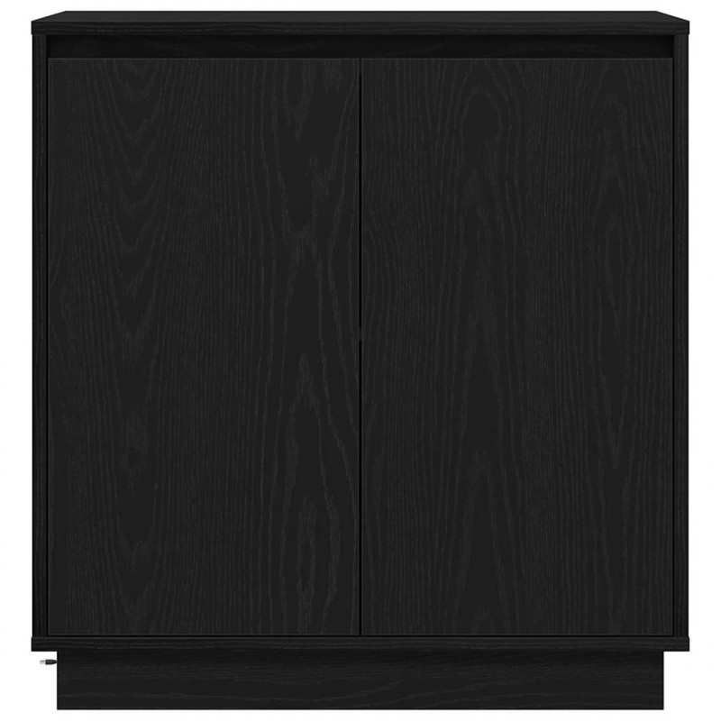 Bufet Czarny Dąb 71 x 34.5 x 75 cm Materiał drewnopochodny