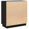 Bufet Czarny Dąb 71 x 34.5 x 75 cm Materiał drewnopochodny