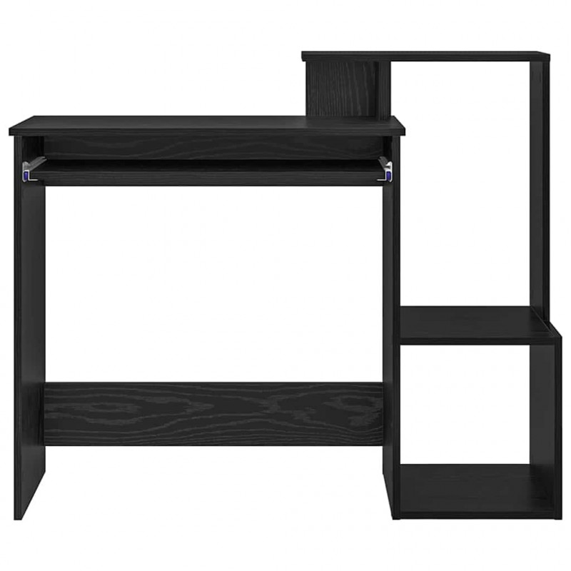 Biurko Czarny Dąb 106 x 41 x 88.5 cm Materiał drewnopochodny