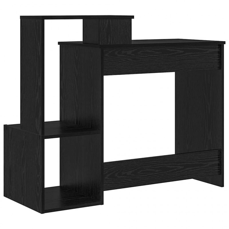 Biurko Czarny Dąb 106 x 41 x 88.5 cm Materiał drewnopochodny