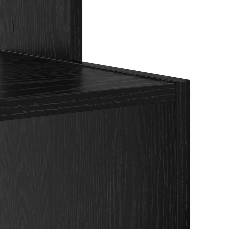 Biurko Czarny Dąb 106 x 41 x 88.5 cm Materiał drewnopochodny