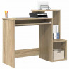 Biurko Dąb Sonoma 106 x 41 x 88.5 cm Materiał drewnopochodny