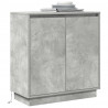 Komoda LED Ze LED Lights Betonowy szary 71 x 34,5 x 75 cm
