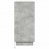 Komoda LED Ze LED Lights Betonowy szary 71 x 34,5 x 75 cm