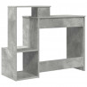 Biurko z szufladą z półką Betonowy szary 106 x 41 x 88.5 cm