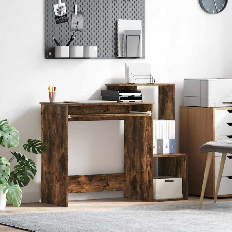 Biurko Dąb wędzony 106 x 41 x 88.5 cm Materiał drewnopochodny